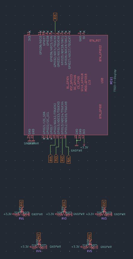 A schematic for the midi faders" 